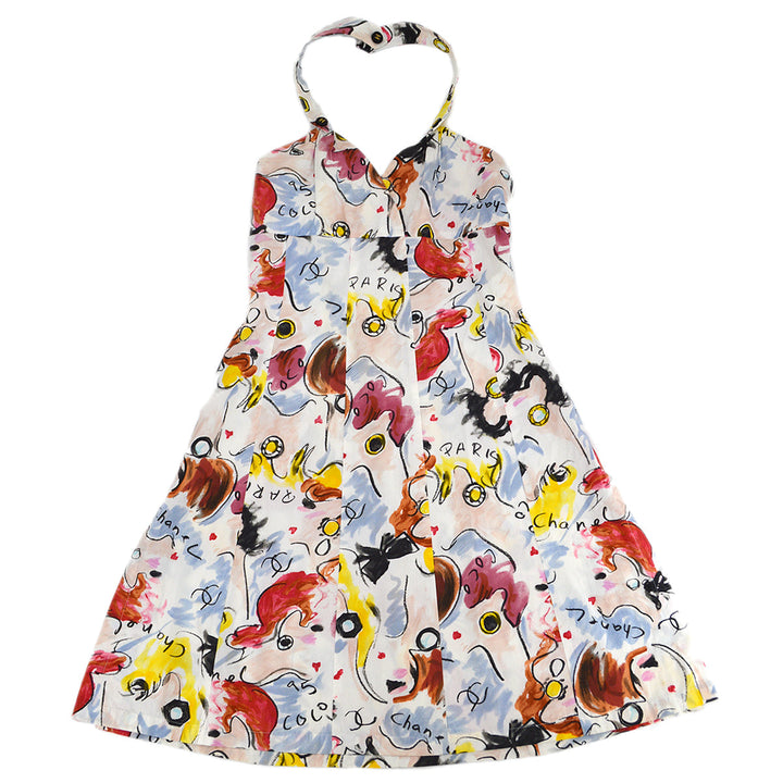 Top Quality Chanel Spring 1995 Print Sleeveless Dress #40