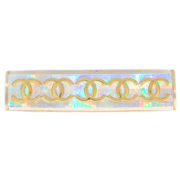 Top Quality Chanel Hair Clip Hairpin Barrette Clear 97P