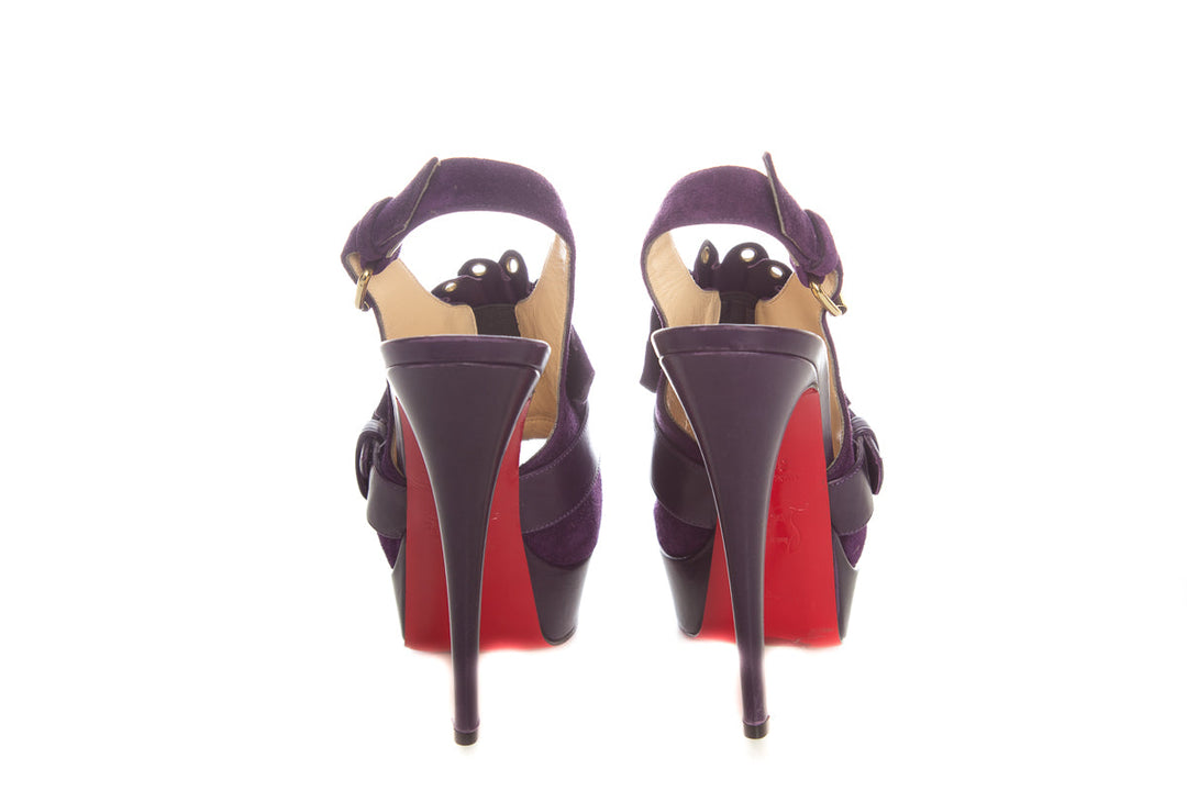 Christian Louboutin Purple Sandals SZ 35.5
