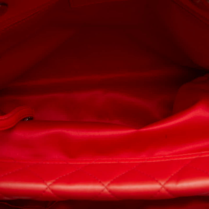 Top Quality Chanel Coco Chain Matrasse Chain Shoulder Bag Tote Red Silver Leather  Chanel