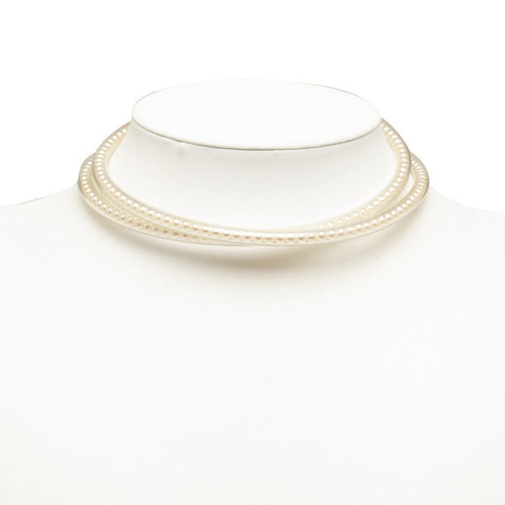 Top Quality Chanel Fake Pearl  Gold PVC   Chanel