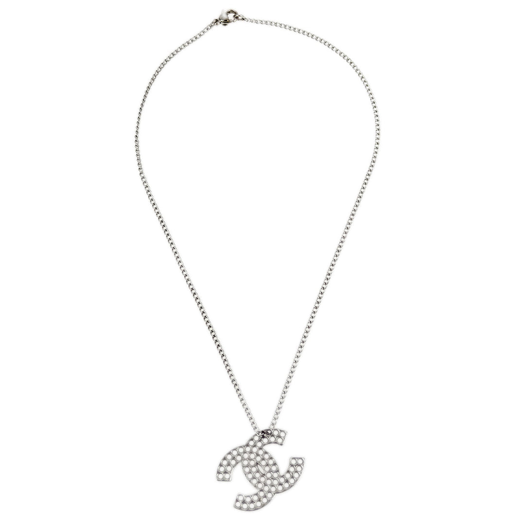 Top Quality Chanel Silver Chain Necklace Pendant 03P