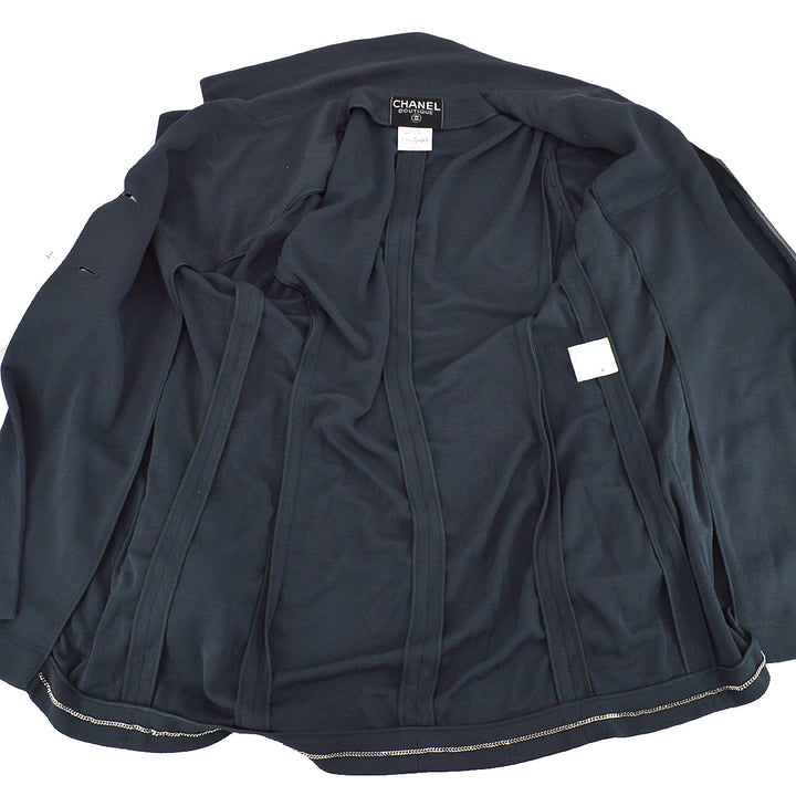 Top Quality Chanel Single Breasted Jacket Gray 98C #44