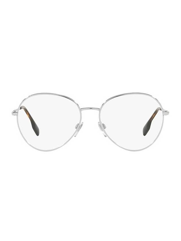 Burberry Eyewear Felicity Round Frame Eyeglasses Silver
