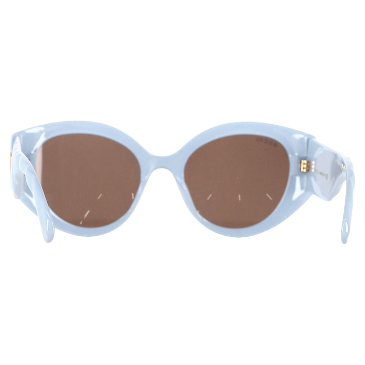 Gucci GG0809S Round Sunglasses in Light Blue Acetate