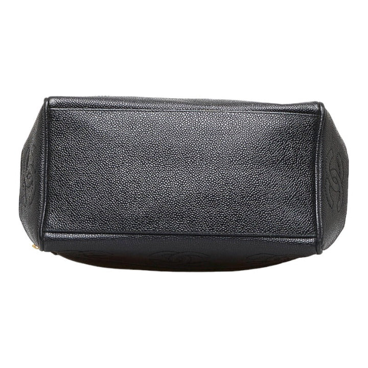Top Quality Chanel Coca-Cola Handbags Black Gold Matt Caviar   Chanel