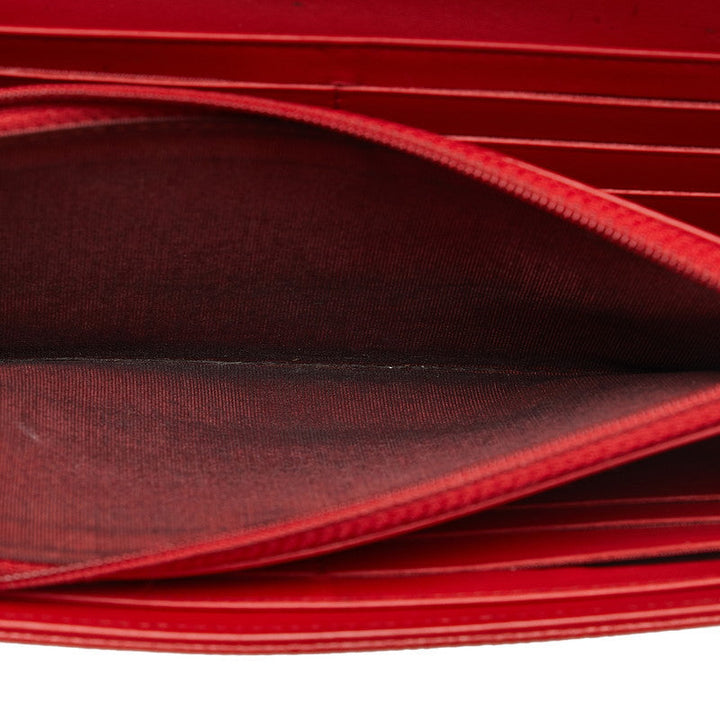Top Quality Chanel Cocomark Long Wallet Red Caviar   Chanel