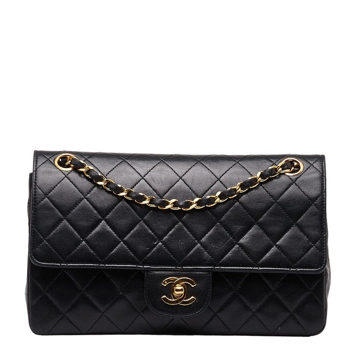 Top Quality Chanel MATRASSES 25 COCOMARK CHAIN SHOLDER BAG BLACK Lambskinkin LADY CHANEL
