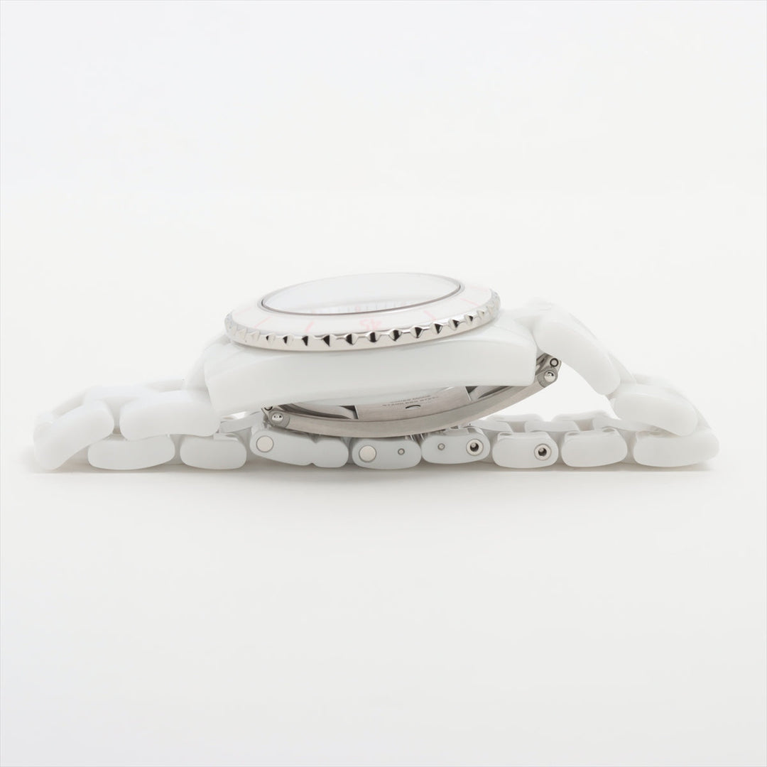 Top Quality Chanel J12 H6755 SSCE QZ White  2
