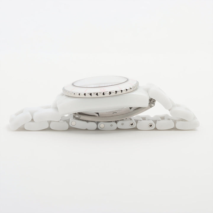 Top Quality Chanel J12 H6755 SSCE QZ White  2