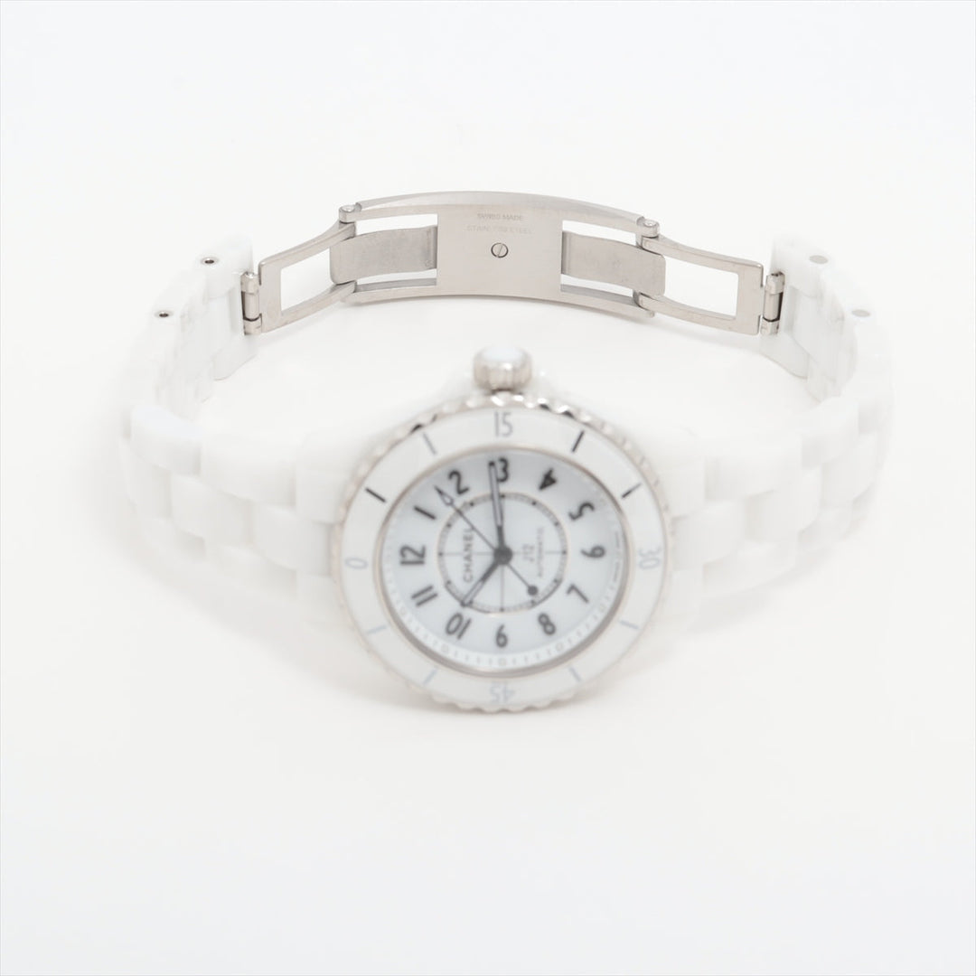 Top Quality Chanel J12 H5699 SSCE AT White Writing s