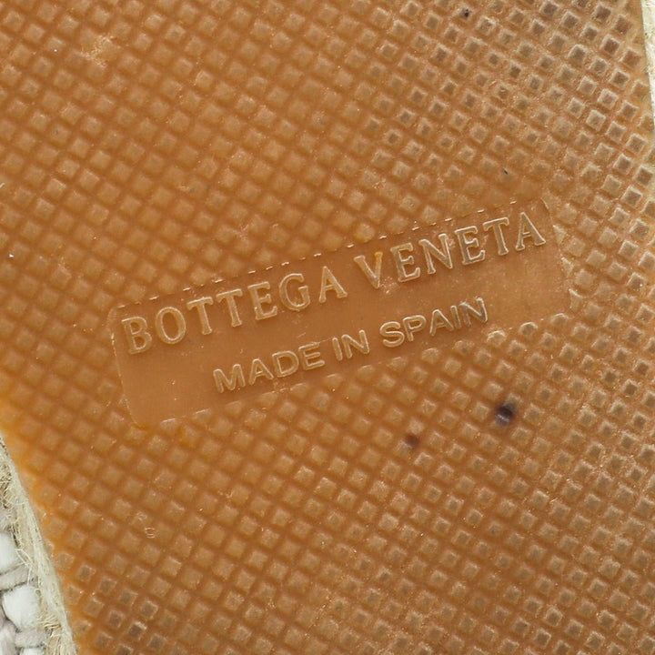 Bottega Veneta White Gala Espadrille 39
