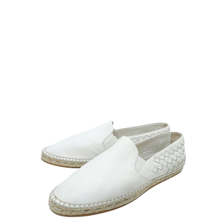 Bottega Veneta White Gala Espadrille 39