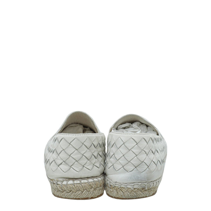 Bottega Veneta White Gala Espadrille 39