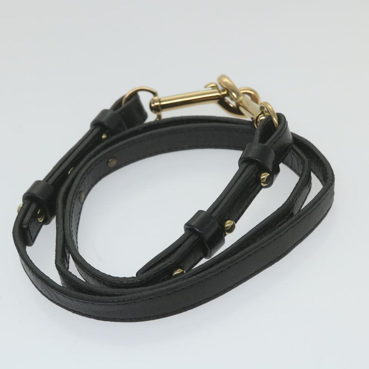 Chloe Etel Hand Bag Leather 2way Black 03-11-50 bs10193
