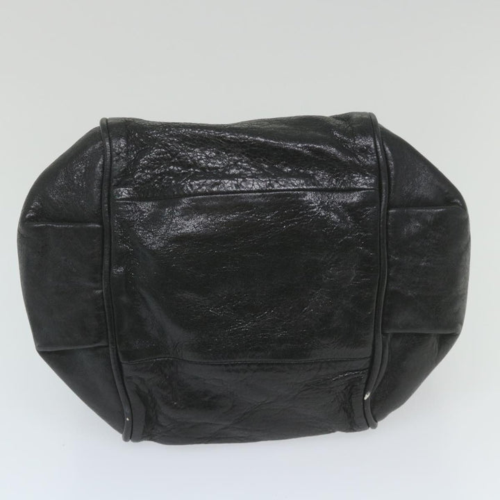 Chloe Etel Hand Bag Leather 2way Black 03-11-50 bs10193