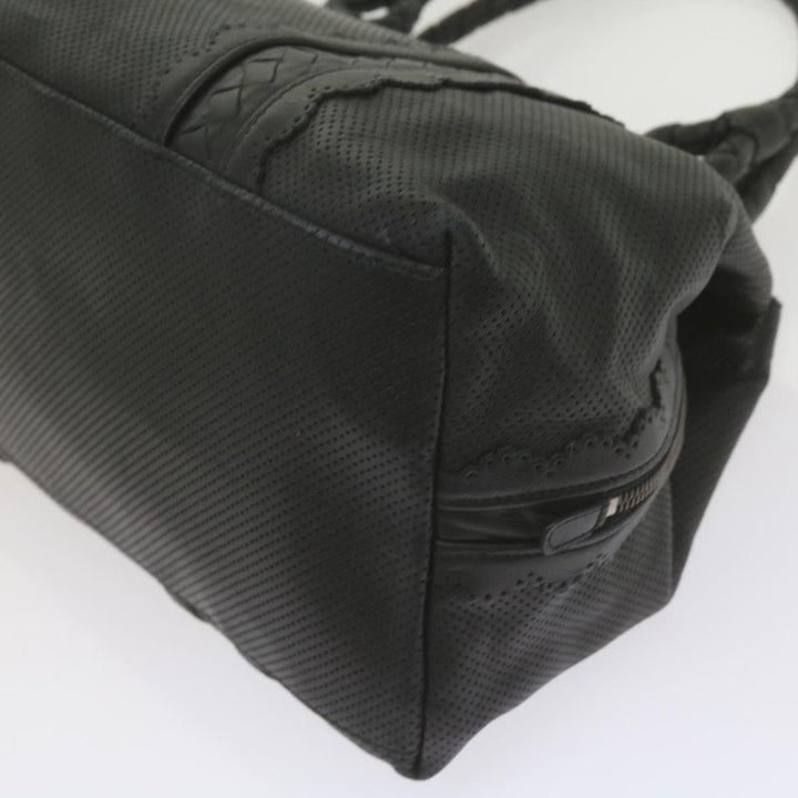 Bottega veneta Hand Bag Leather Black Auth bs10420