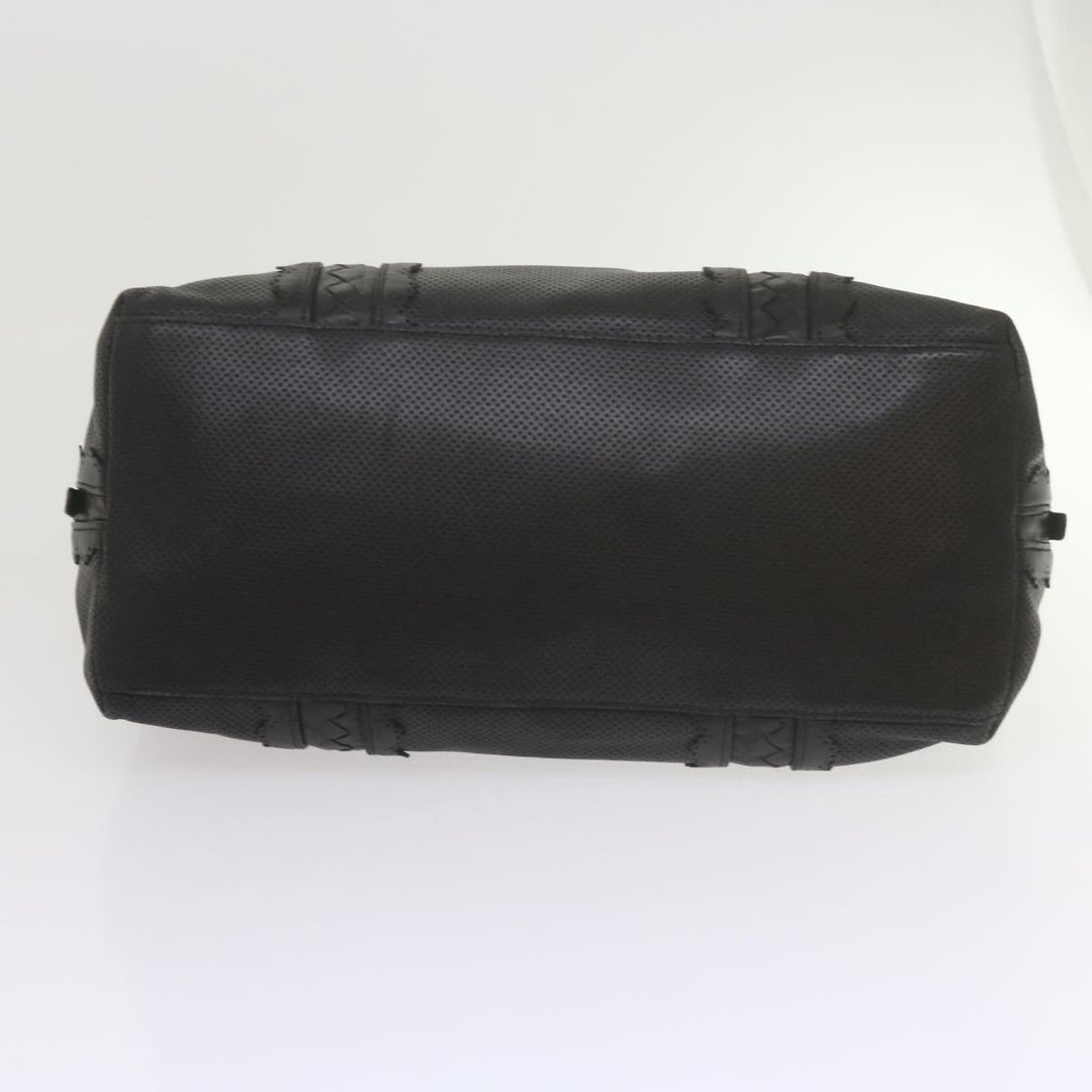 Bottega veneta Hand Bag Leather Black Auth bs10420