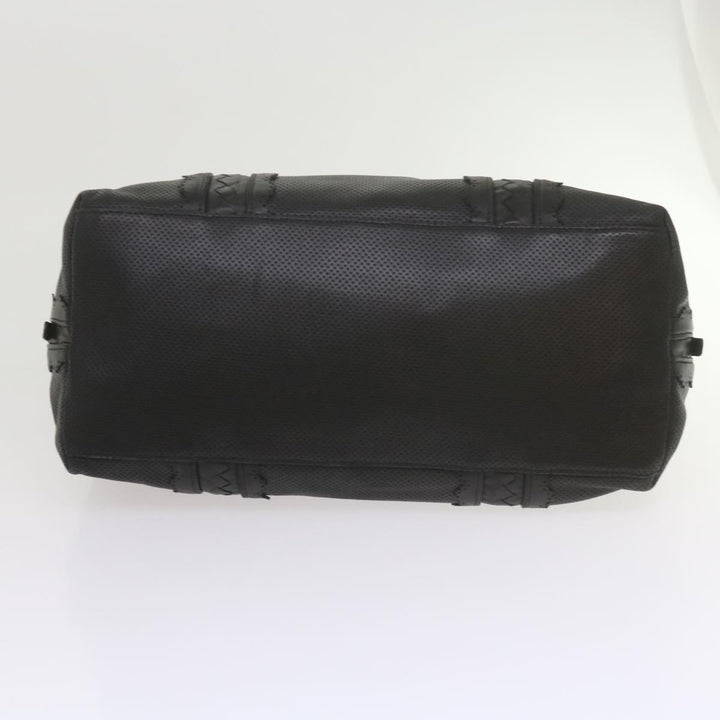 Bottega veneta Hand Bag Leather Black Auth bs10420