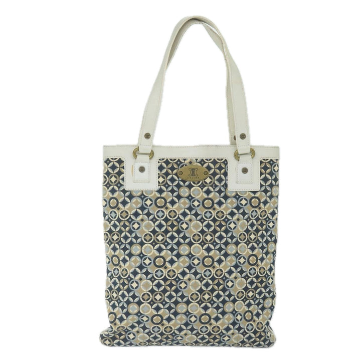 Celine Tote Bag Canvas Navy  10436