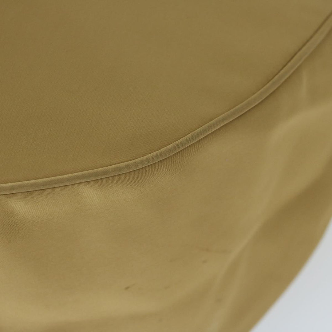 CHRISTIAN Top quality Dior Shoulder Bag Nylon Beige Auth bs10499