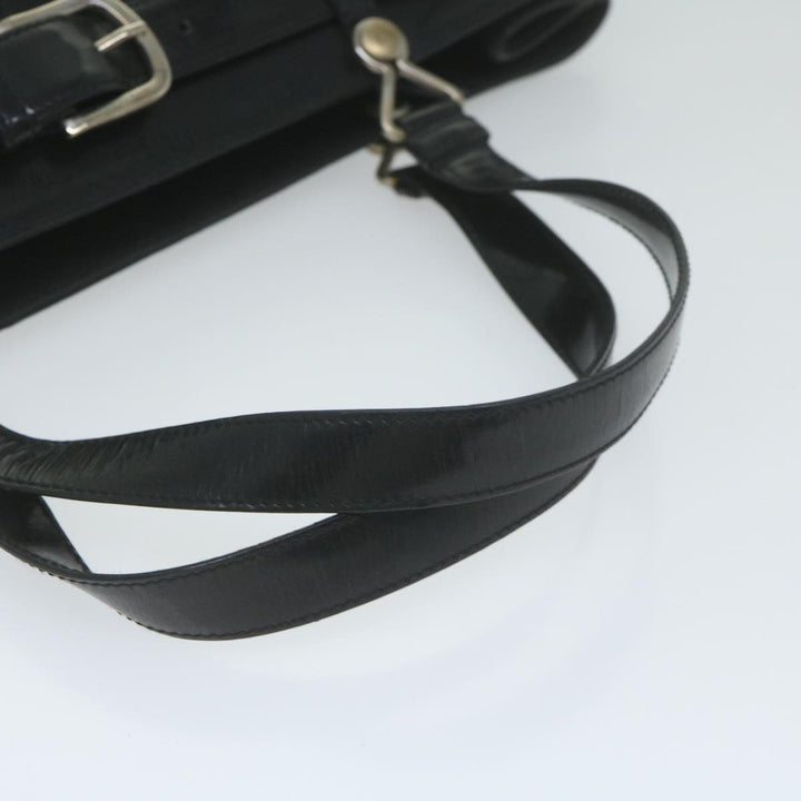 CHRISTIAN Top quality Dior Hand Bag Nylon Black Auth bs10556