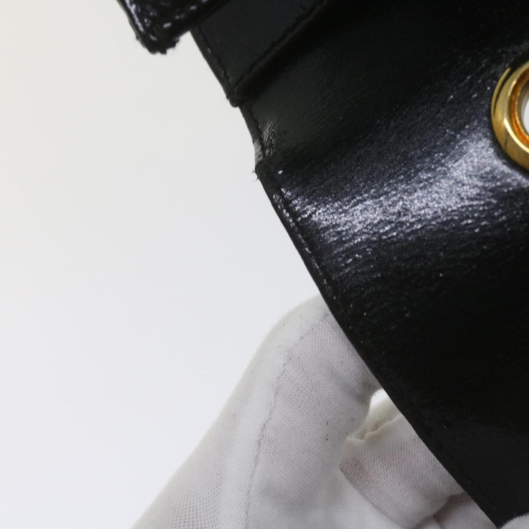 Chloe Chain Shoulder Bag Leather Black bs10630