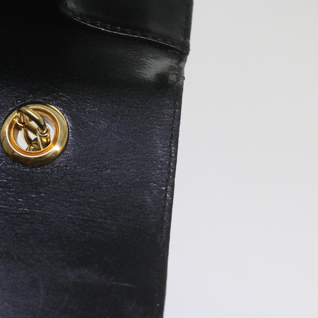 Chloe Chain Shoulder Bag Leather Black bs10630