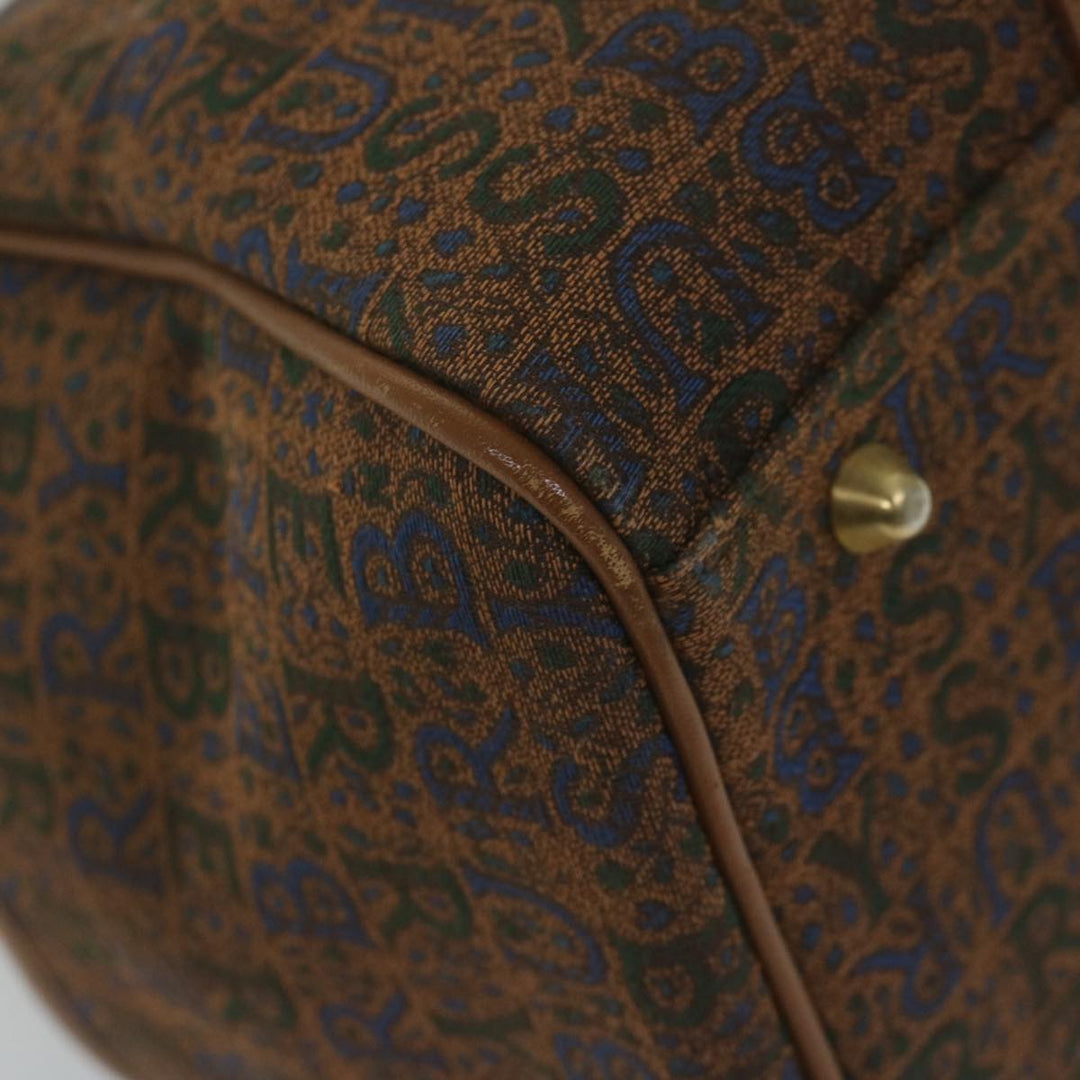 BURBERRYSs Hand Bag Canvas Brown Auth bs10724