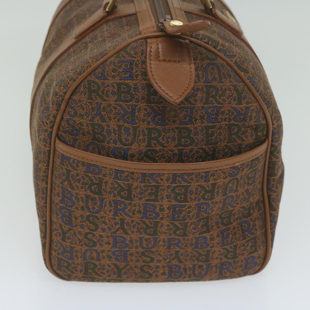 BURBERRYSs Hand Bag Canvas Brown Auth bs10724