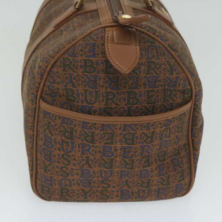 BURBERRYSs Hand Bag Canvas Brown Auth bs10724