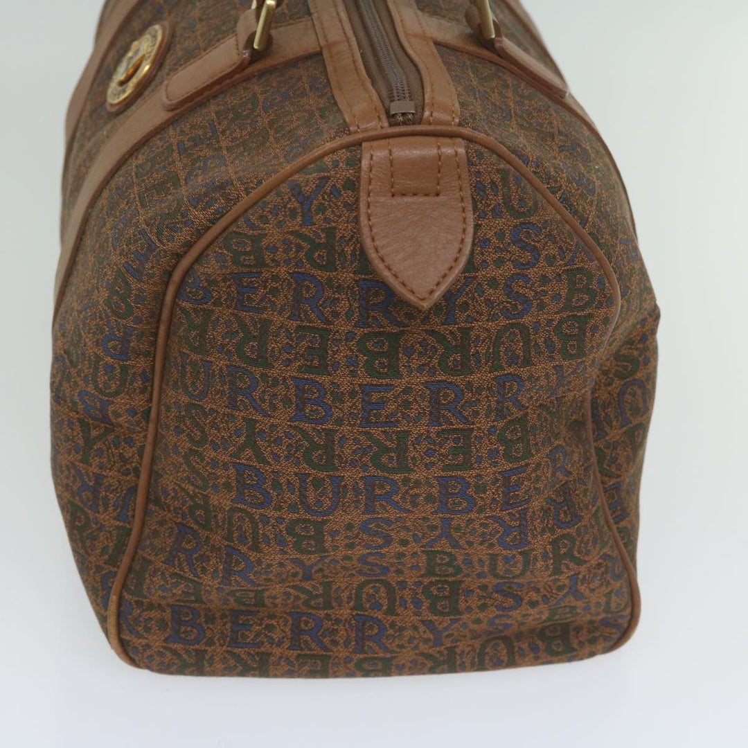 BURBERRYSs Hand Bag Canvas Brown Auth bs10724