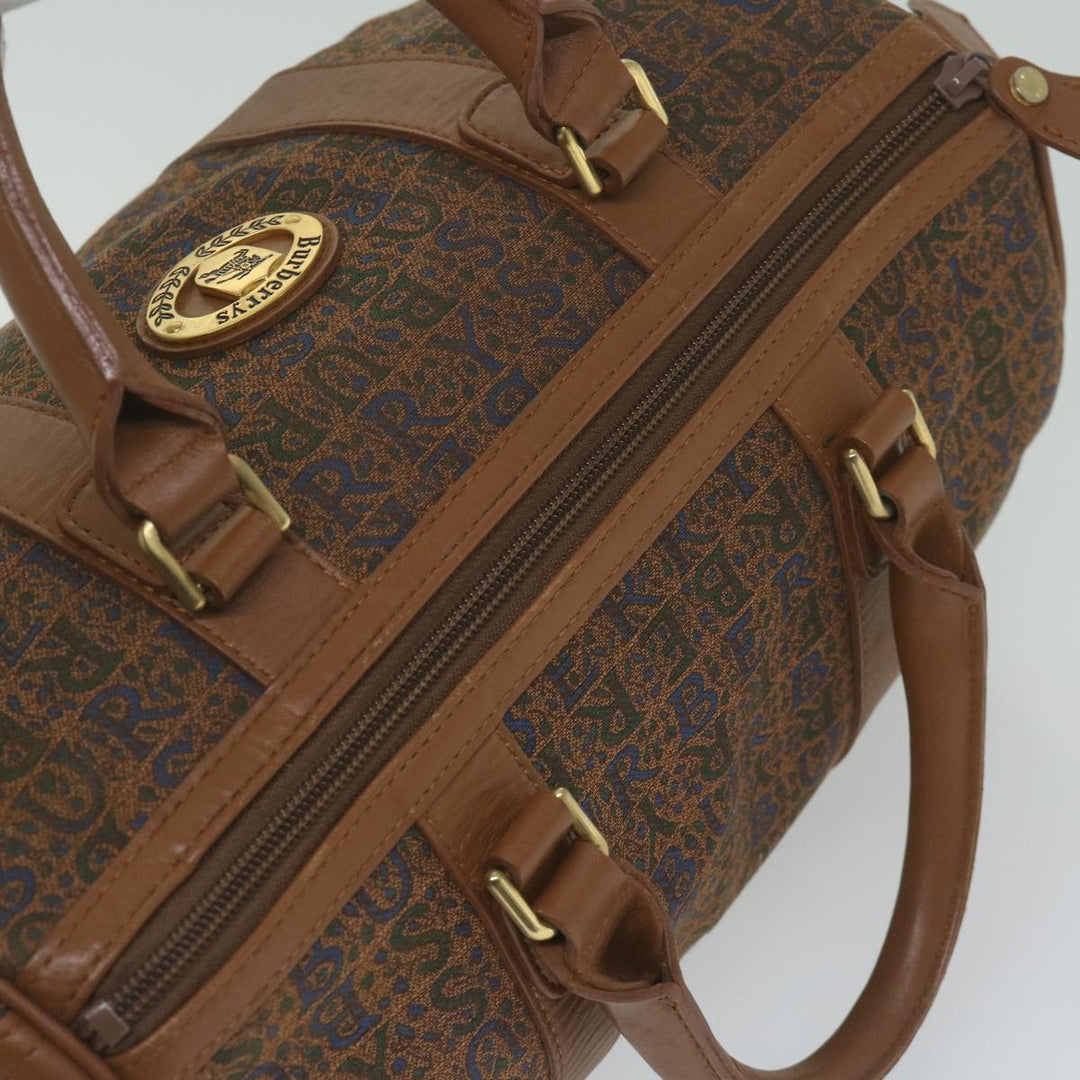 BURBERRYSs Hand Bag Canvas Brown Auth bs10724