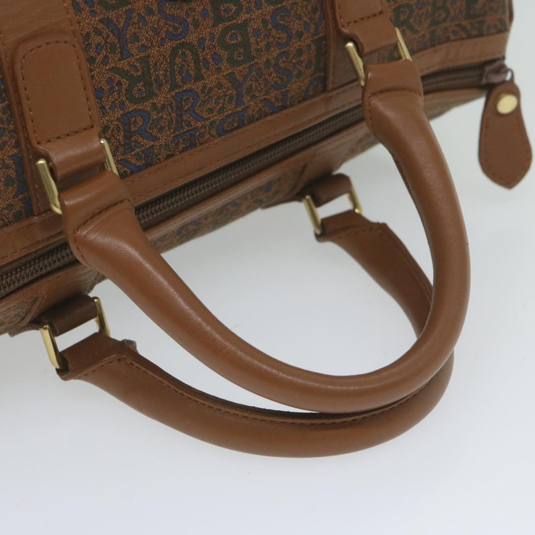 BURBERRYSs Hand Bag Canvas Brown Auth bs10724