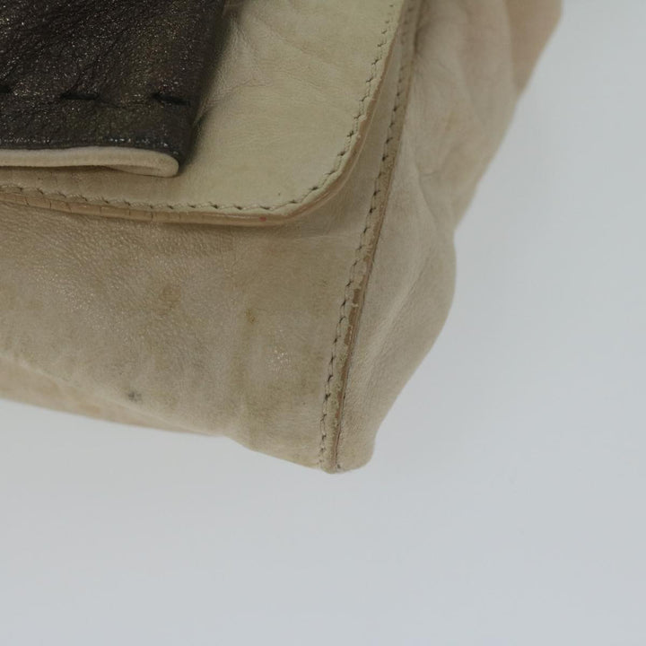 Chloe Shoulder Bag Leather Beige 175-BM-0107 bs10806