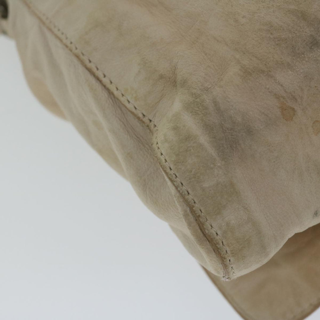 Chloe Shoulder Bag Leather Beige 175-BM-0107 bs10806