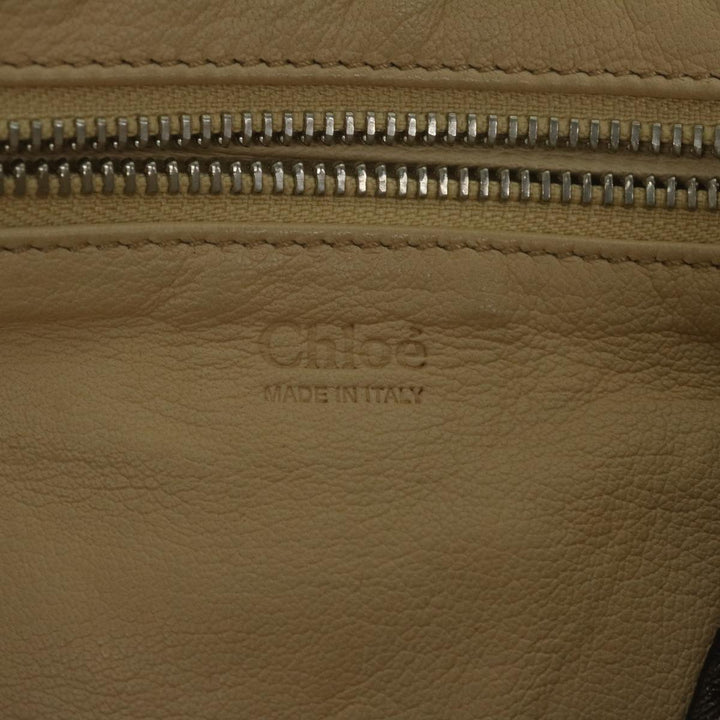 Chloe Shoulder Bag Leather Beige 175-BM-0107 bs10806