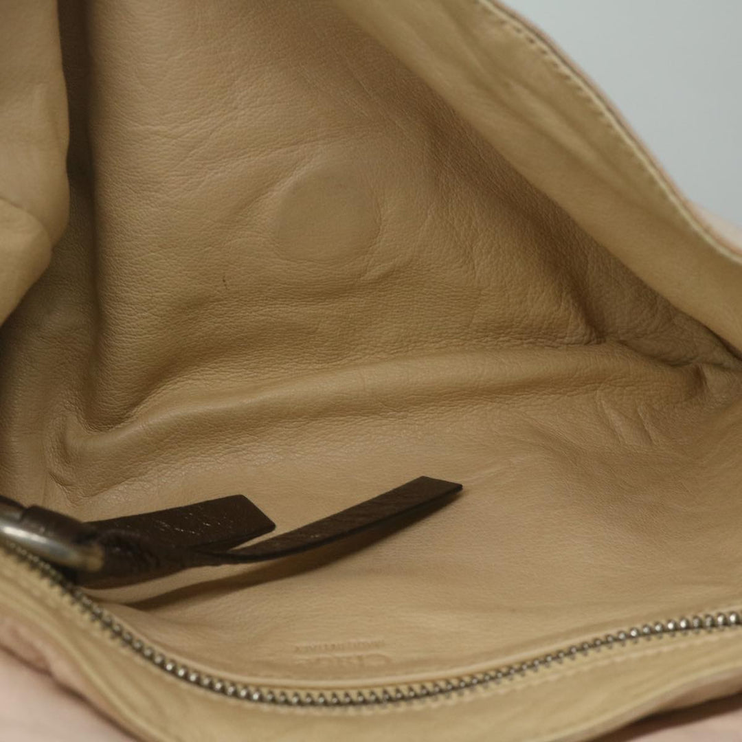 Chloe Shoulder Bag Leather Beige 175-BM-0107 bs10806