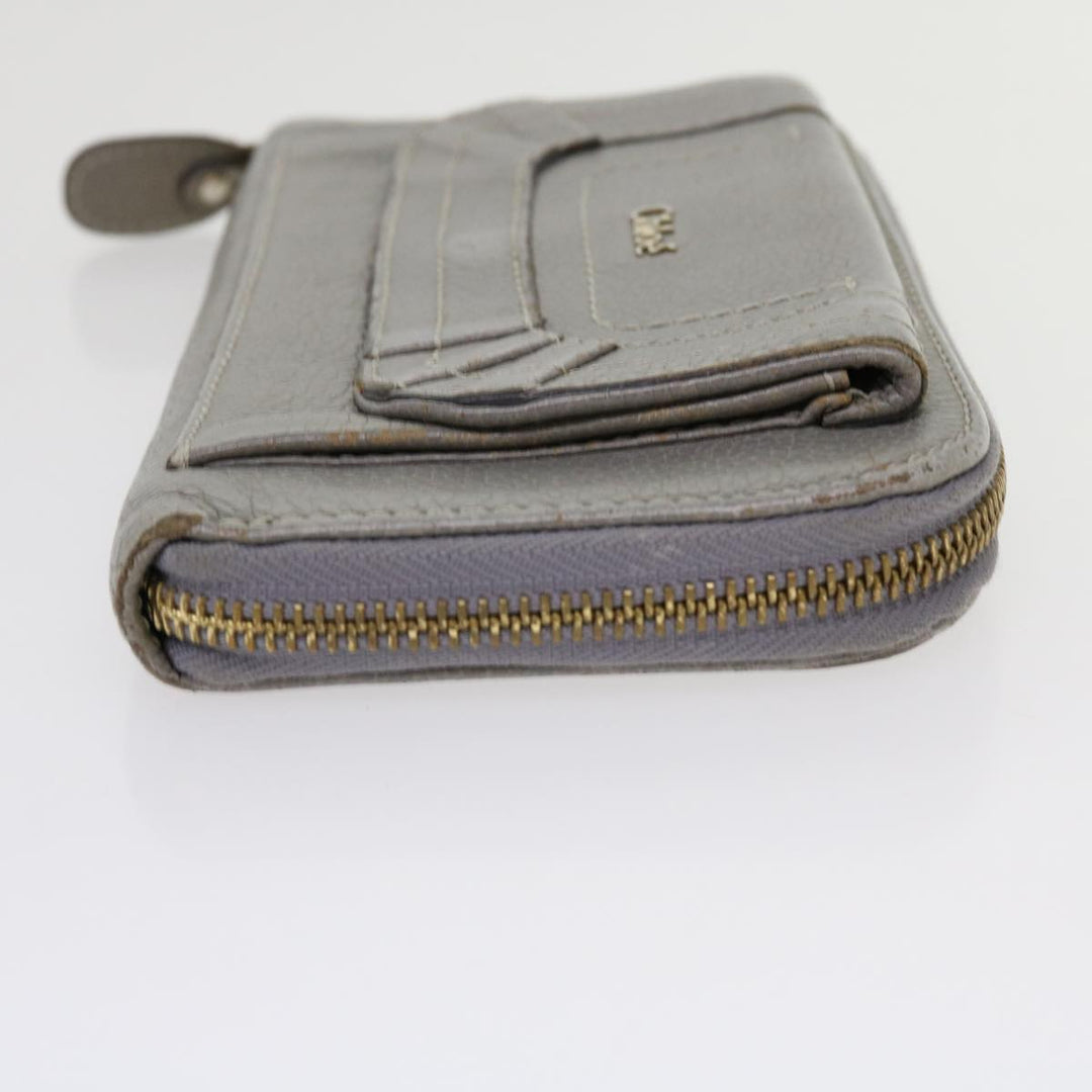 Chloe Wallet Leather 3Set Black Gray bs10807
