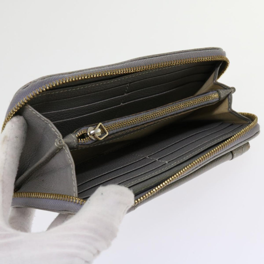 Chloe Wallet Leather 3Set Black Gray bs10807
