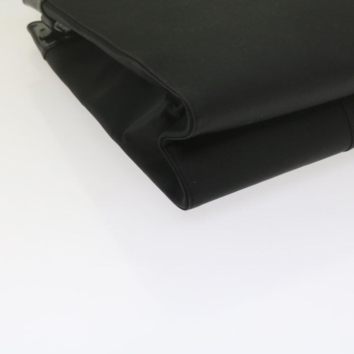 CHRISTIAN Top quality Dior Tote Bag Nylon Black Auth bs10814
