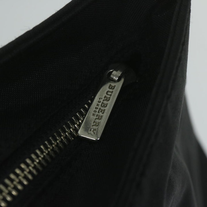 Burberry Blue Label Tote Bag Nylon Black Auth bs10845