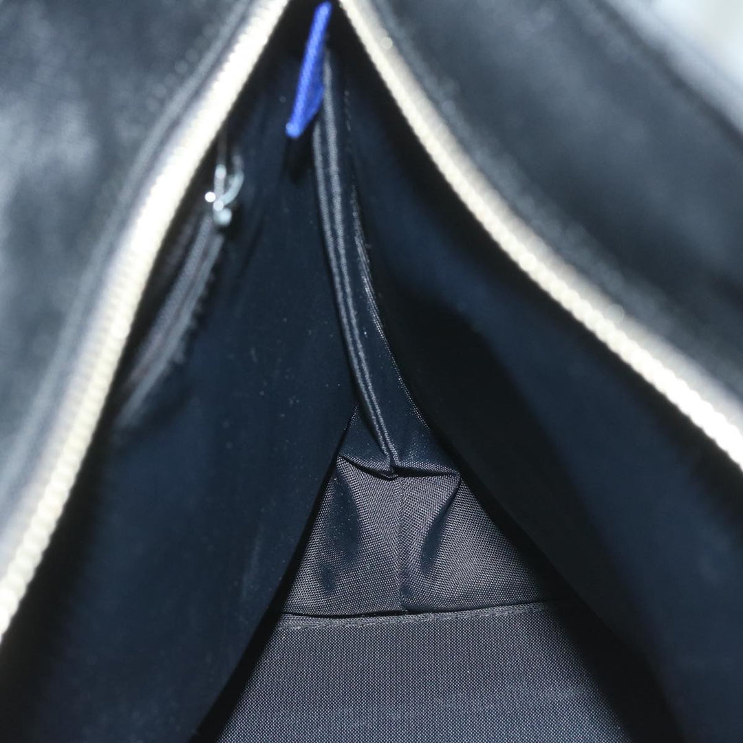 Burberry Blue Label Tote Bag Nylon Black Auth bs10845