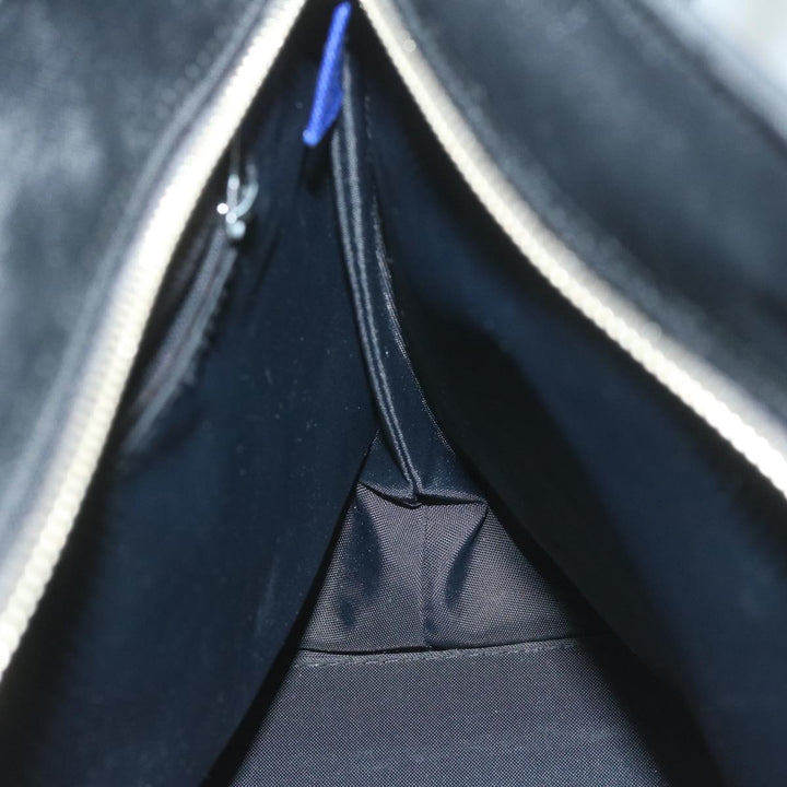 Burberry Blue Label Tote Bag Nylon Black Auth bs10845