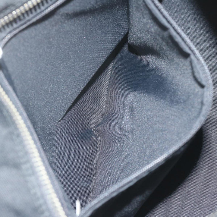 Burberry Blue Label Tote Bag Nylon Black Auth bs10845