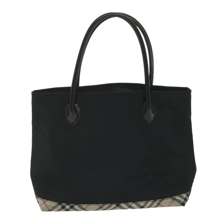 Burberry Blue Label Tote Bag Nylon Black Auth bs10845