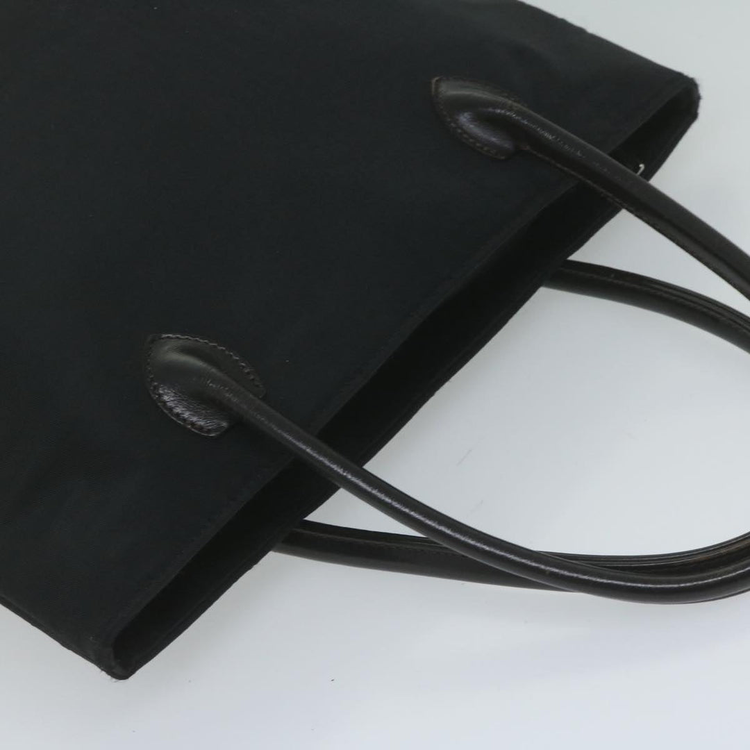 Burberry Blue Label Tote Bag Nylon Black Auth bs10845