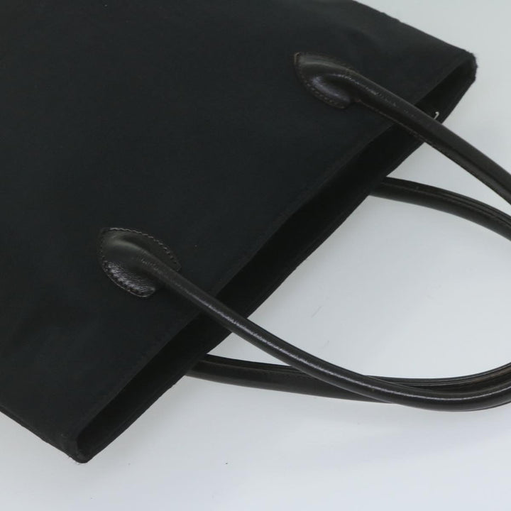 Burberry Blue Label Tote Bag Nylon Black Auth bs10845