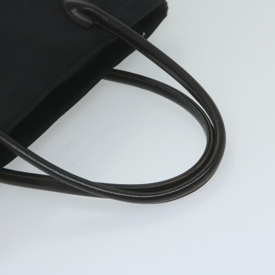 Burberry Blue Label Tote Bag Nylon Black Auth bs10845