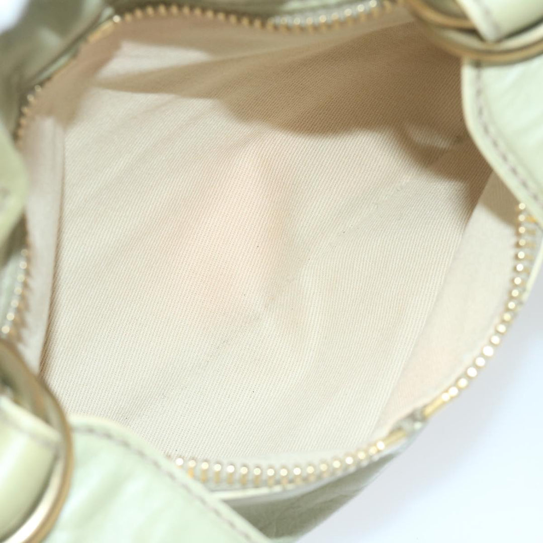 Chloe Hand Bag Leather Green bs11020